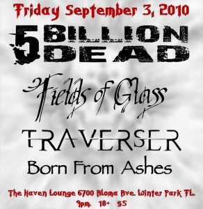 5 Billion Dead at the Haven Lounge Winter Park Florida